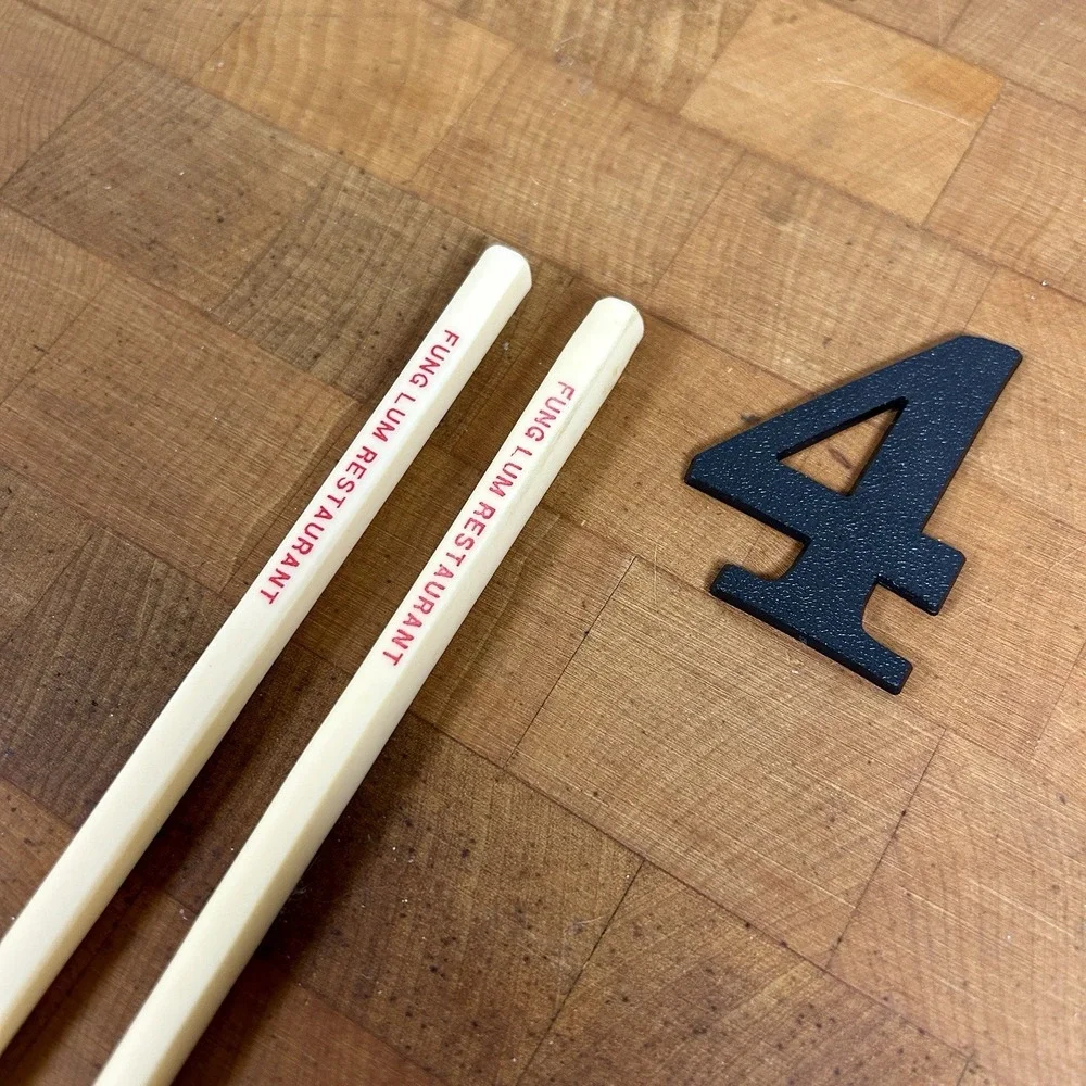 Fung Lum Restaurant California Chinese Chopsticks Vintage Memorabilia